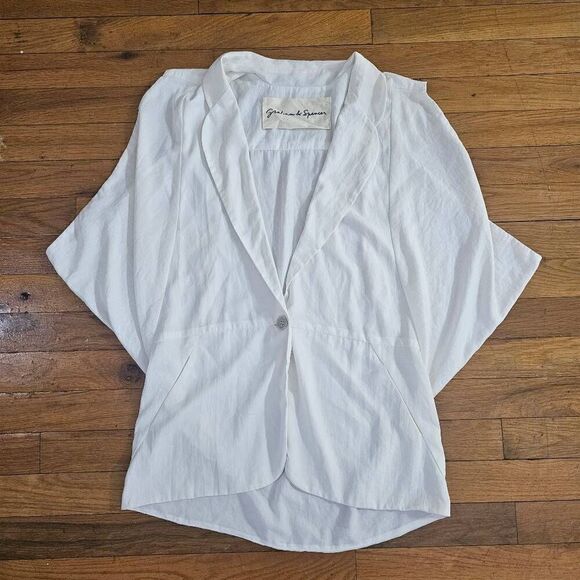 Graham & Spencer Top Blouse Ivory Size P (S) - Picture 1 of 7